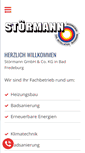 Mobile Screenshot of haustechnik-stoermann.com